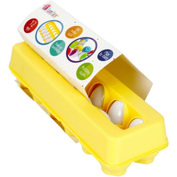 Bam-Bam Bam-Bam Egg Shape Sorter Set aktivnostna vstavljanka 18m+ 10 kos