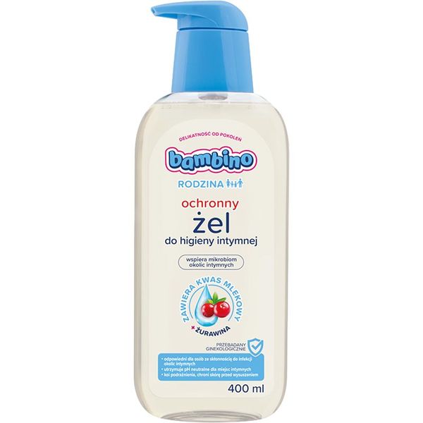 Bambino Bambino Family Protective Intimate Hygiene Gel gel za intimno higieno Cranberry 400 ml