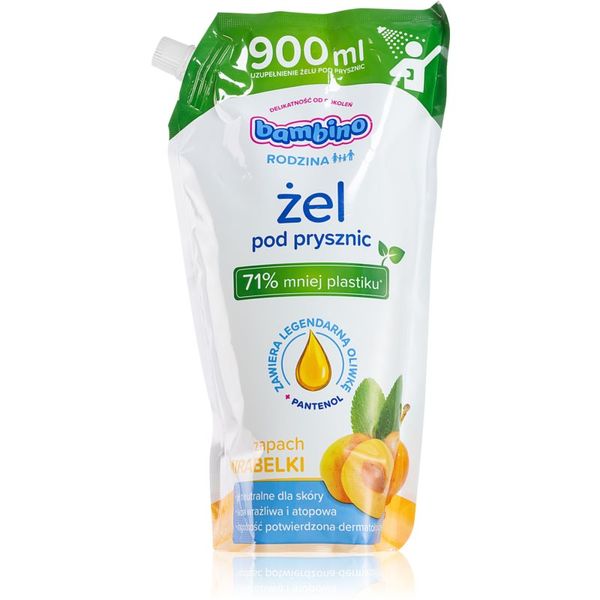 Bambino Bambino Family Refill Mirabelle gel za prhanje in šampon 2v1 nadomestno polnilo 900 ml