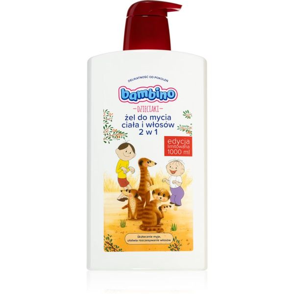 Bambino Bambino Kids Bolek and Lolek 2 in 1 šampon in gel za prhanje 2v1 za otroke Meerkats 1000 ml