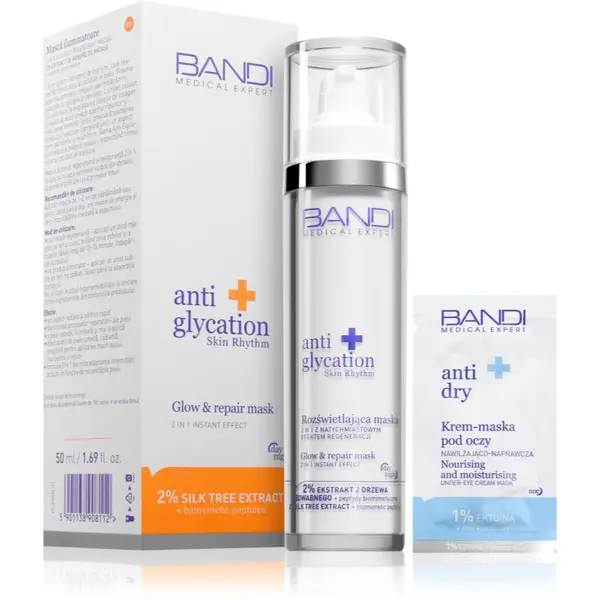 BANDI Cosmetics BANDI Cosmetics Anti Glycation regeneracijska maska 2 v 1 50 ml