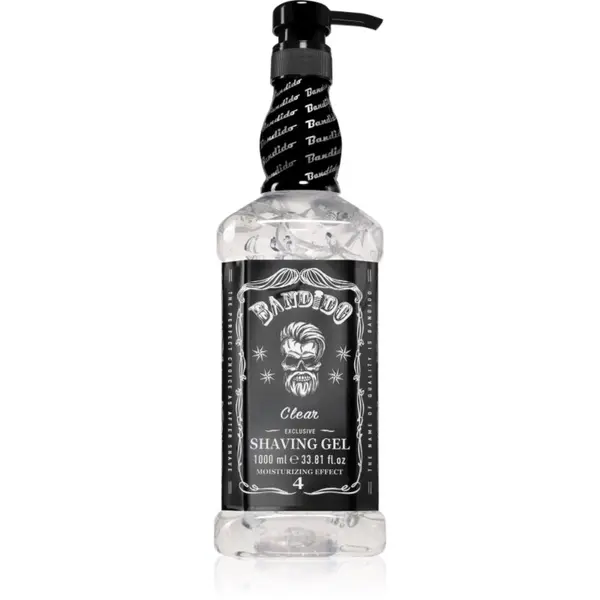BANDIDO BANDIDO Shaving Gel gel za britje odtenek Clear Exclusive 1000 ml