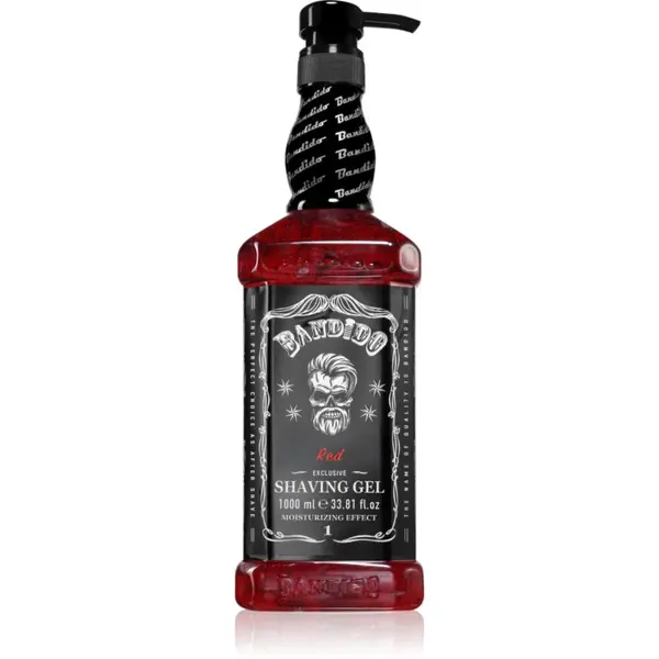 BANDIDO BANDIDO Shaving Gel gel za britje odtenek Red 1000 ml