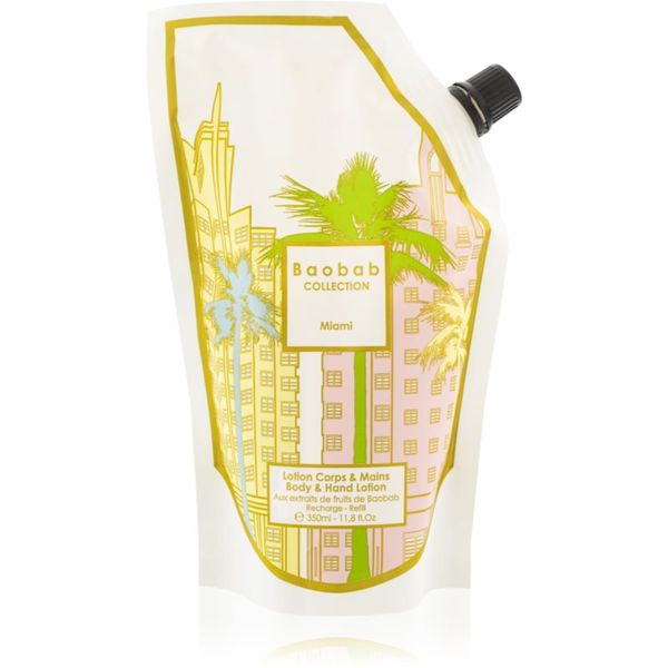 Baobab Collection Baobab Collection Body Wellness Miami losjon za roke in telo nadomestno polnilo 350 ml