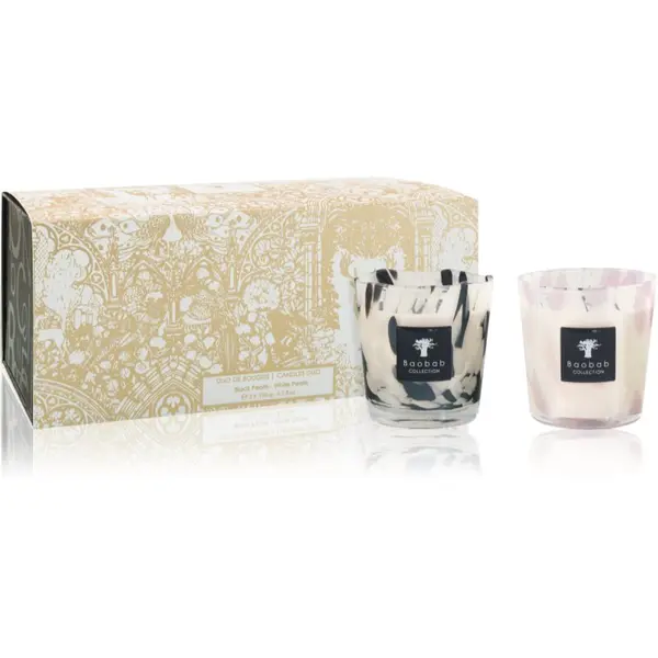 Baobab Collection Baobab Collection Pearls Candle Duo darilni set