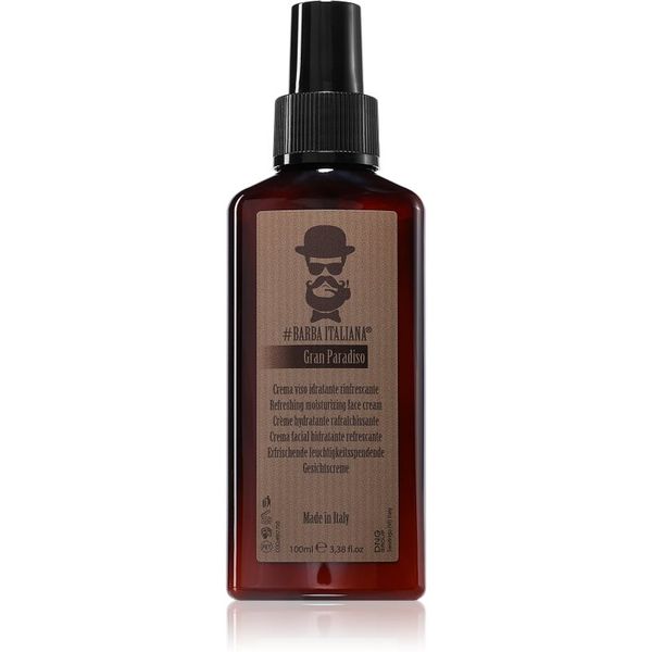 Barba Italiana Barba Italiana Gran Paradiso osvežilna vlažilna krema za obraz 100 ml