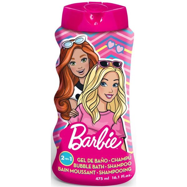 Barbie Barbie Bubble Bath & Shampoo 2 in 1 gel za prhanje in kopanje 2 v 1 475 ml