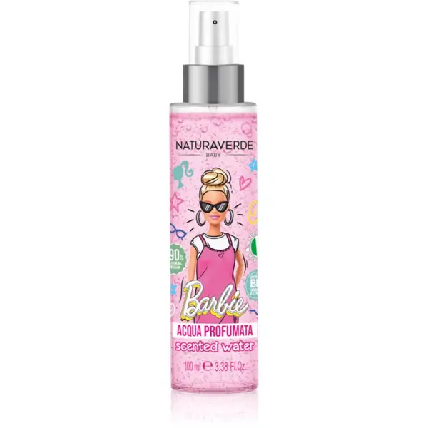Barbie Barbie Naturaverde Baby parfumska voda z bleščicami za otroke 100 ml