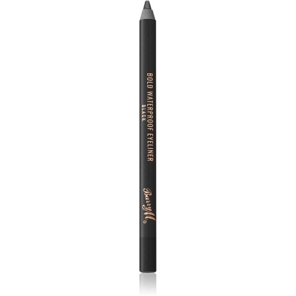 Barry M Barry M Bold Waterproof Eyeliner vodoodporni svinčnik za oči odtenek Black 1,2 g