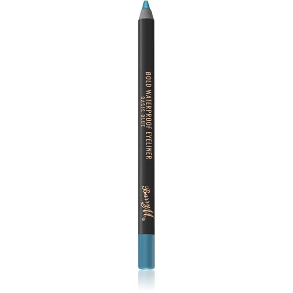 Barry M Barry M Bold Waterproof Eyeliner vodoodporni svinčnik za oči odtenek Oasis Blue 1,2 g