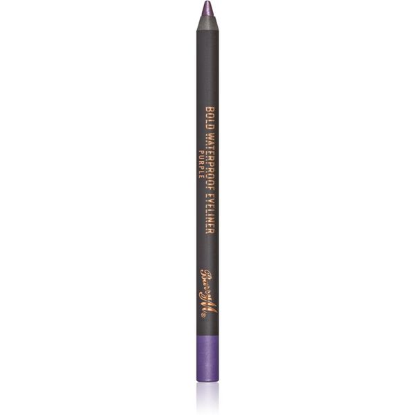 Barry M Barry M Bold Waterproof Eyeliner vodoodporni svinčnik za oči odtenek Purple 1,2 g