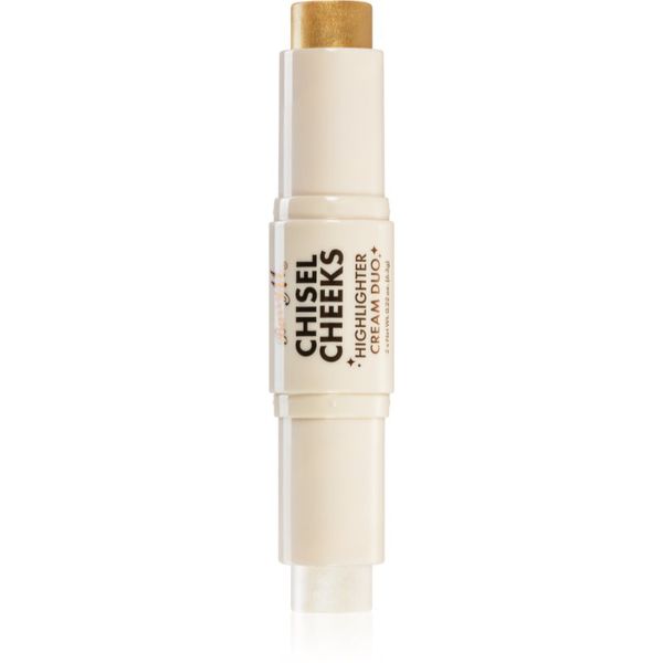 Barry M Barry M Chisel Cheeks paličica za osvetljevanje duo odtenek Silver/Gold 6,3 g