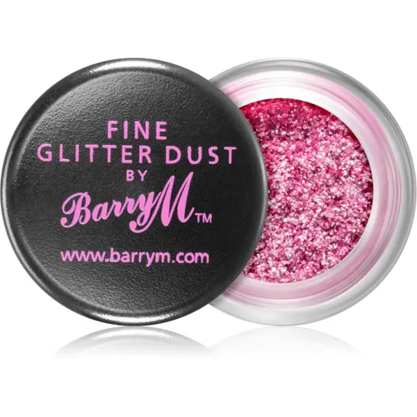Barry M Barry M Fine Glitter Dust bleščeča senčila za oči odtenek Crimson Pink 10 g