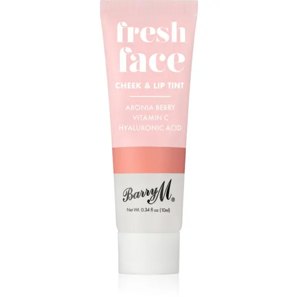 Barry M Barry M Fresh Face tekoče rdečilo in sijaj za ustnice odtenek Peach Glow 10 ml