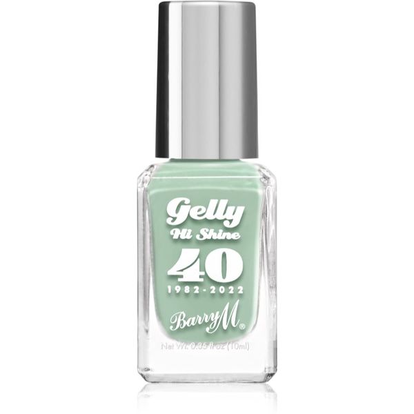 Barry M Barry M Gelly Hi Shine "40" 1982 - 2022 lak za nohte odtenek Eucalyptus 10 ml