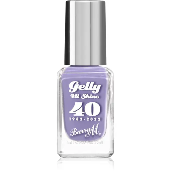 Barry M Barry M Gelly Hi Shine "40" 1982 - 2022 lak za nohte odtenek Party Ring 10 ml
