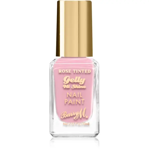 Barry M Barry M Gelly Hi Shine Rose Tinted lak za nohte odtenek Blushed 10 ml