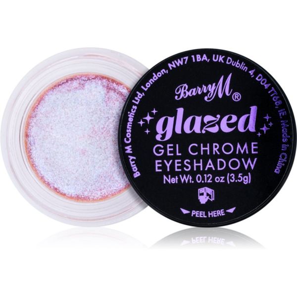 Barry M Barry M Glazed Gel Chrome Eyeshadow senčila v gelu za oči odtenek So Exclusive 3.5 g