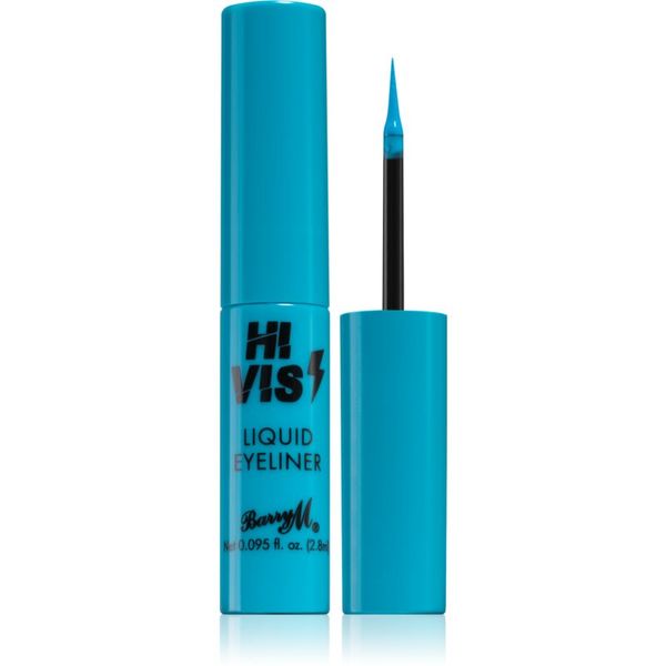 Barry M Barry M Hi Vis Neon tekoče črtalo za oči odtenek Blue 2,8 ml