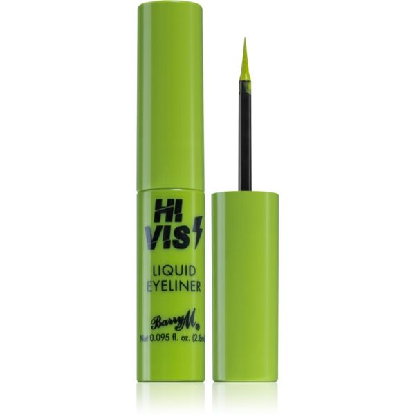 Barry M Barry M Hi Vis Neon tekoče črtalo za oči odtenek Green 2,8 ml