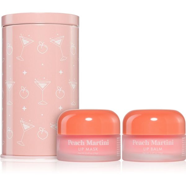 Barry M Barry M Lip Care Duo darilni set Peach Martini(za ustnice) z vonjem