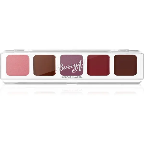 Barry M Barry M Mini Palette kremasta senčila odtenek The Berries 5,1 g