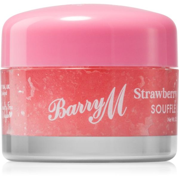 Barry M Barry M Soufflé Lip Scrub piling za ustnice odtenek Strawberry Cheesecake 15 g