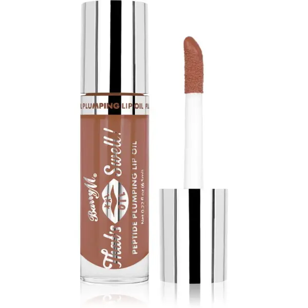 Barry M Barry M That's Swell! Peptide Plumping Lip Oil olje za ustnice za volumen odtenek Nude Nectar 6.5 ml