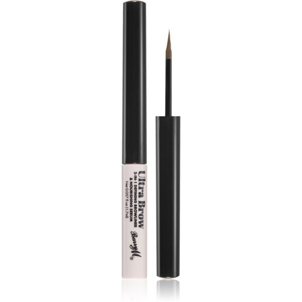 Barry M Barry M Ultra Brow 2-in-1 barva za obrvi Light Blonde 1,7 ml