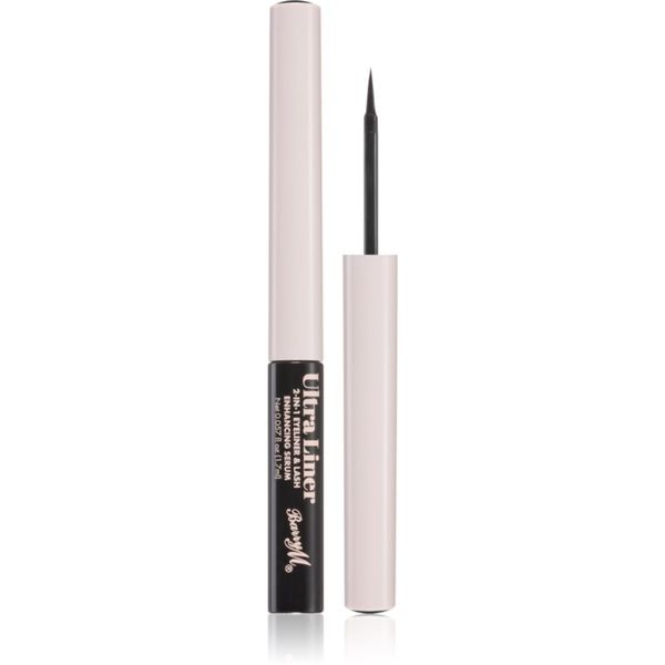 Barry M Barry M Ultra Liner 2-in-1 serum za trepalnice 2 v 1 odtenek Black 1,7 ml