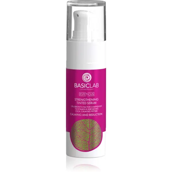 BasicLab BasicLab Cosmetology Esteticus tonirani serum proti rdečici na obrazu 15% Growth Factor Complex EGF 30 ml