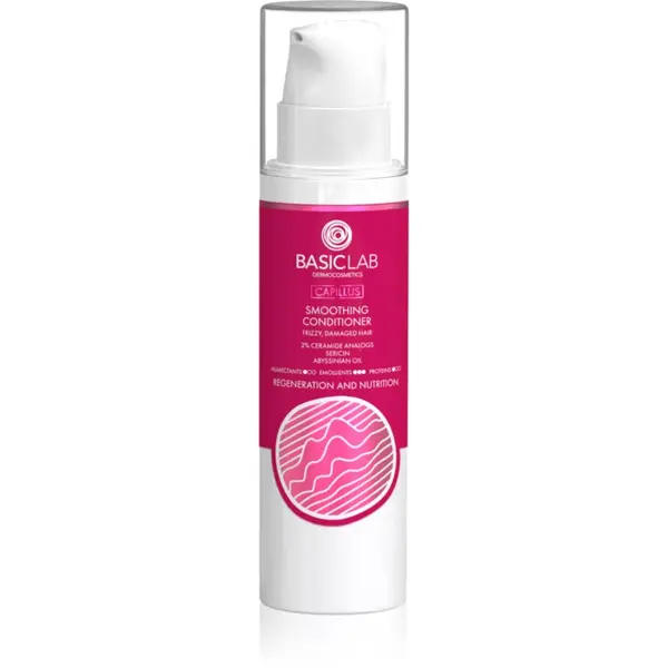 BasicLab BasicLab Dermocosmetics Capillus balzam za glajenje las za neobvladljive lase 250 ml