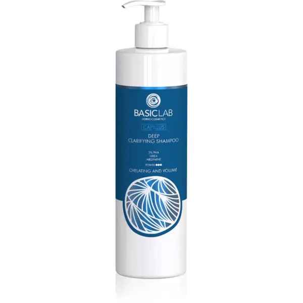 BasicLab BasicLab Dermocosmetics Capillus globinsko čistilni šampon za mastno lasišče 300 ml