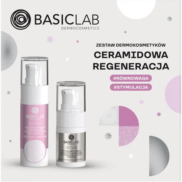 BasicLab BasicLab Dermocosmetics Ceramide Regeneration darilni set za regeneracijo obraza