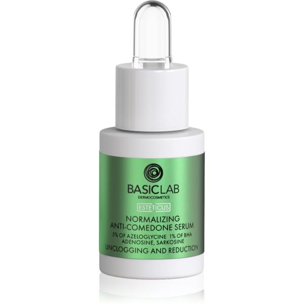 BasicLab BasicLab Dermocosmetics Esteticus serum za zmanjšanje por proti črnim pikicam 15 ml