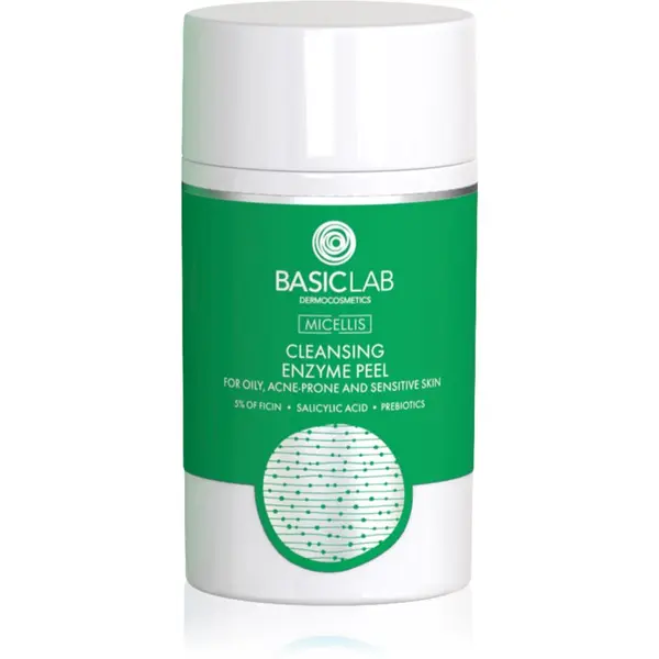BasicLab BasicLab Dermocosmetics Micellis encimski piling za mastno in problematično kožo 35 g