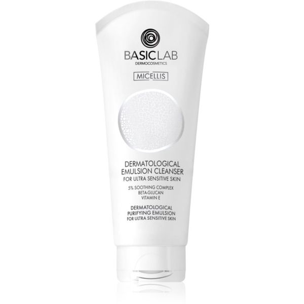 BasicLab BasicLab Dermocosmetics Micellis nežna čistilna emulzija za zelo občutljivo kožo 100 ml