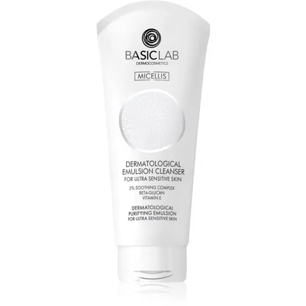 BasicLab BasicLab Dermocosmetics Micellis nežna čistilna emulzija za zelo občutljivo kožo 100 ml