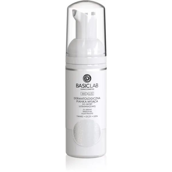 BasicLab BasicLab Dermocosmetics Micellis nežna čistilna pena za zelo občutljivo kožo 50 ml