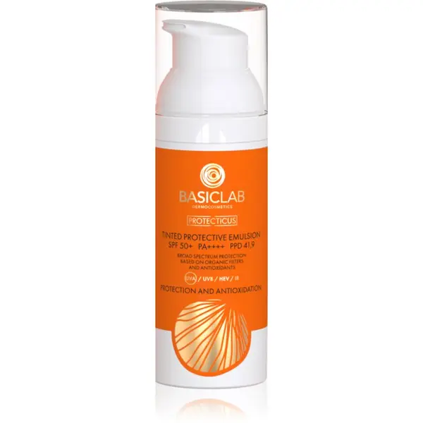 BasicLab BasicLab Dermocosmetics Protecticus tonirana emulzija SPF 50+ 50 ml