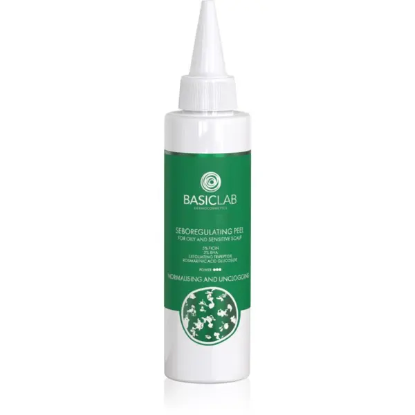 BasicLab BasicLab Dermocosmetics Trichologis eksfoliacijski piling serum za mastno lasišče 150 ml