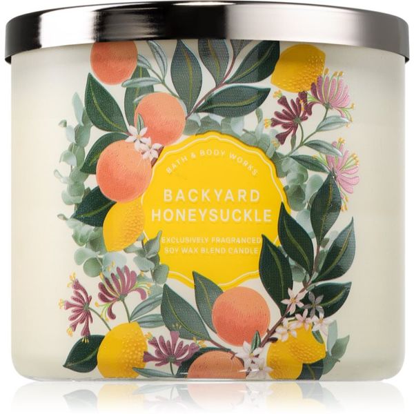 Bath & Body Works Bath & Body Works Backyard Honeysuckle dišeča sveča 411 g