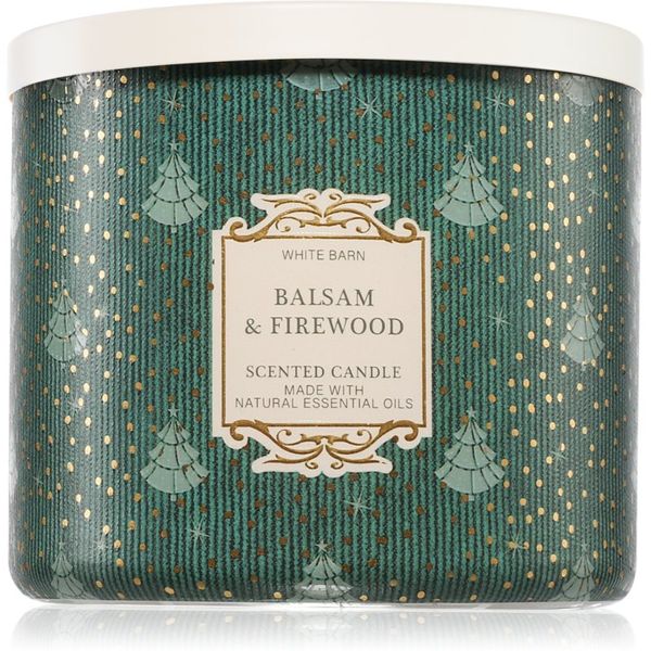 Bath & Body Works Bath & Body Works Balsam & Firewood dišeča sveča 411 g