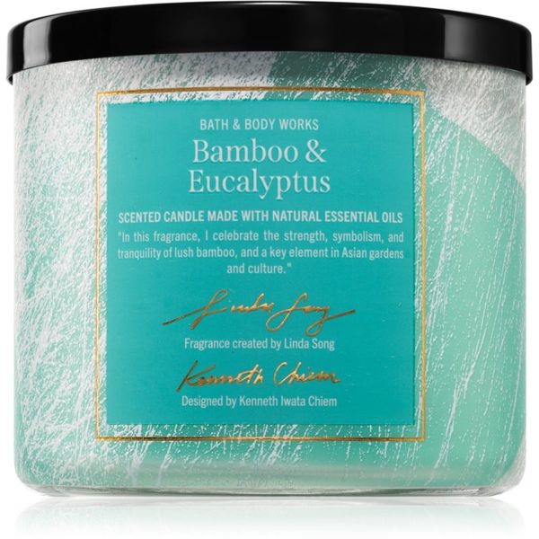 Bath & Body Works Bath & Body Works Bamboo & Eucalyptus dišeča sveča 411 g