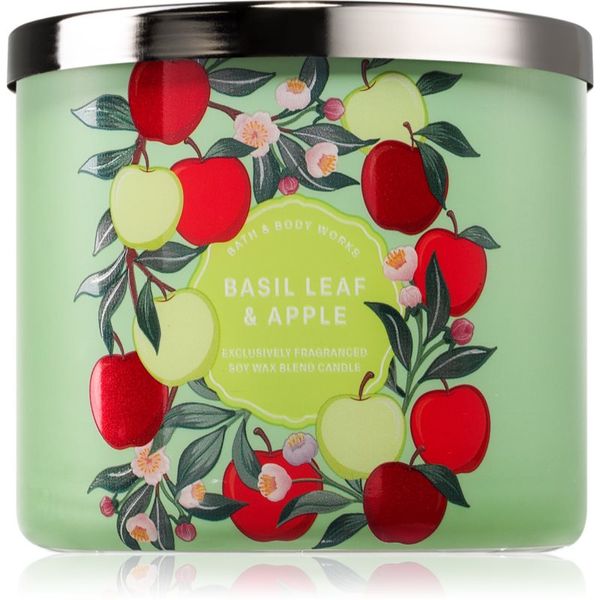 Bath & Body Works Bath & Body Works Basil Leaf & Apple dišeča sveča 411 g