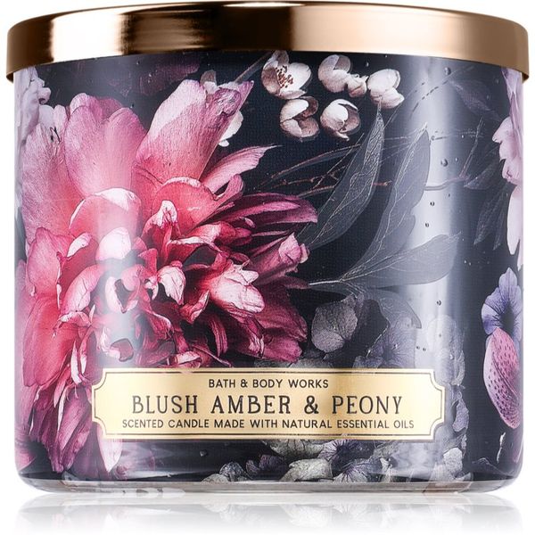 Bath & Body Works Bath & Body Works Blush Amber Peony dišeča sveča 411 g