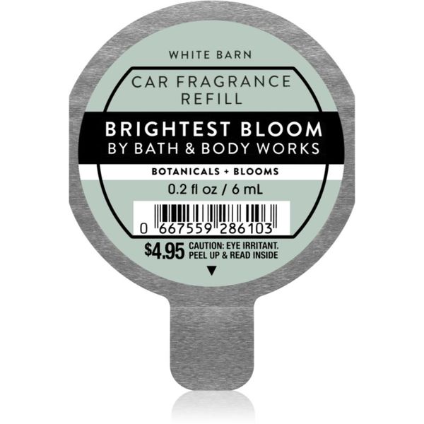 Bath & Body Works Bath & Body Works Brightest Bloom dišava za avto nadomestno polnilo 6 ml