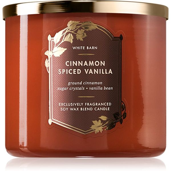 Bath & Body Works Bath & Body Works Cinnamon Spiced Vanilla dišeča sveča 411 g