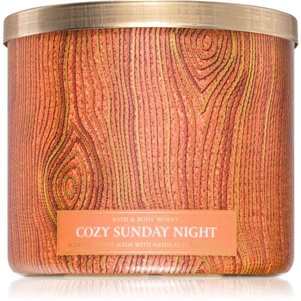 Bath & Body Works Bath & Body Works Cozy Sunday Night dišeča sveča 411 g