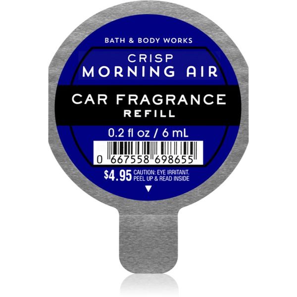 Bath & Body Works Bath & Body Works Crisp Morning Air dišava za avto nadomestno polnilo 6 ml